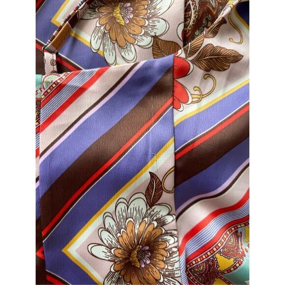 Urban Outfitters Mini Slip Dress – XS – Multicolor Scarf Print - Picture 7 of 8